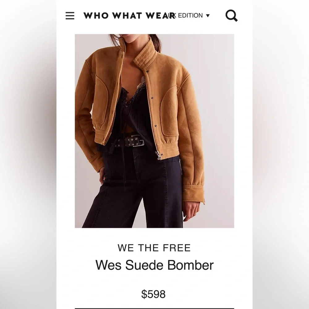 We The Free Tan Bomber Jacket - Picture 6 of 13